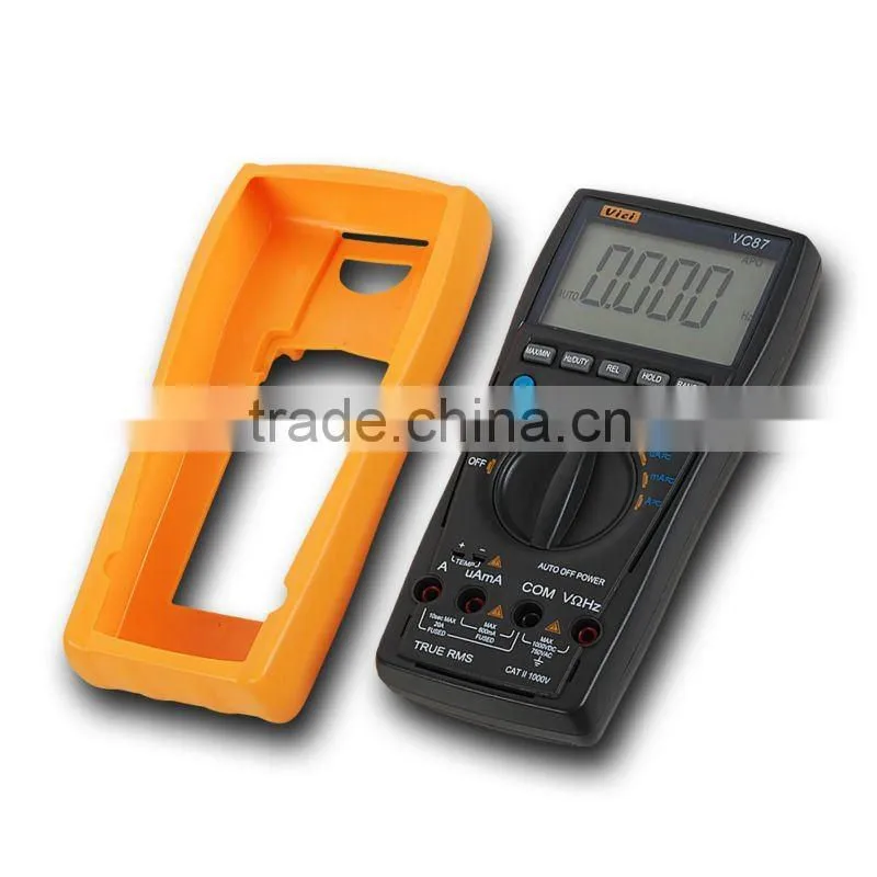 VC87 Tester Thermometer Resistance AC DC Ohm Hz C 6000 Count Voltmeter Multimeter