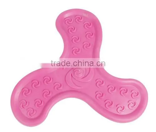 Funny and Cute Dog TPR Frisbee pet training toy dart shape