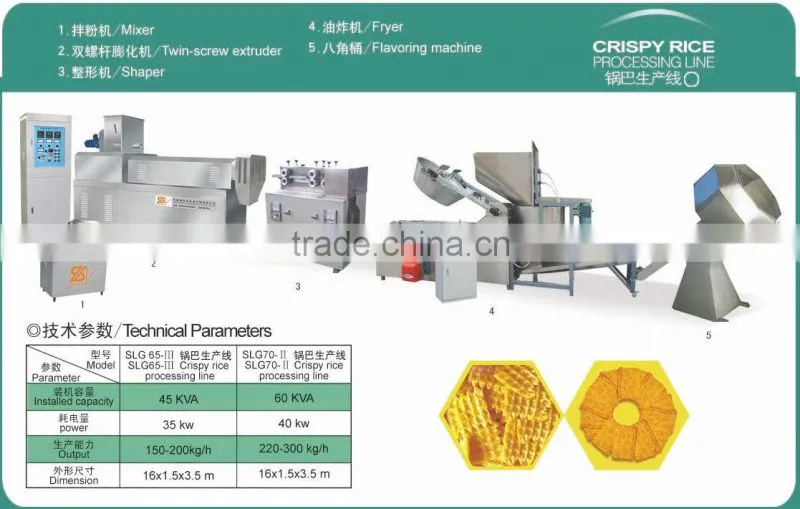 Industrial Corn Bugles Chips Processing Line