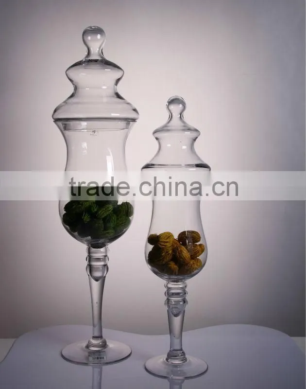 Ballerina Clear Glass Jars