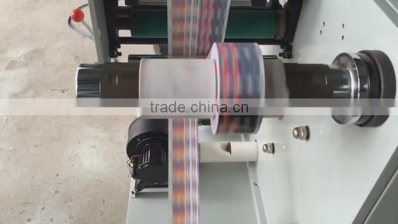 CE approved label sticker slitting machine for price label