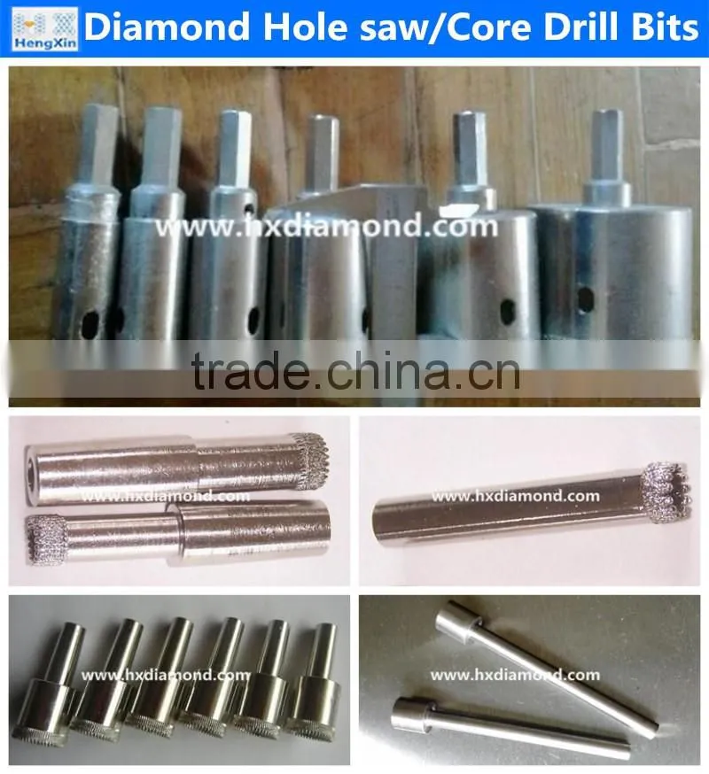 best price in china diamond core drill bit for ceramic electroplated core drill bit for ceramic