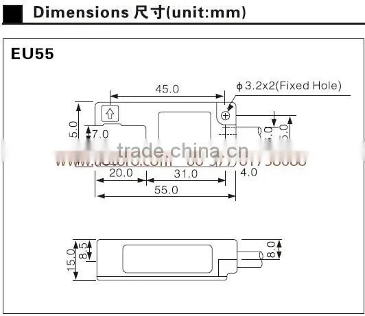 brand honest sensor SU07-X photoelectric sensor switch quality guaranteed