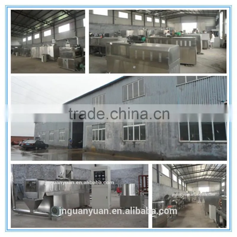 Automatic vegetarian meat making machine/soya protein food prduction line