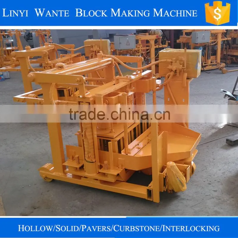 QT40-3 Egg laying brick machinery for small business