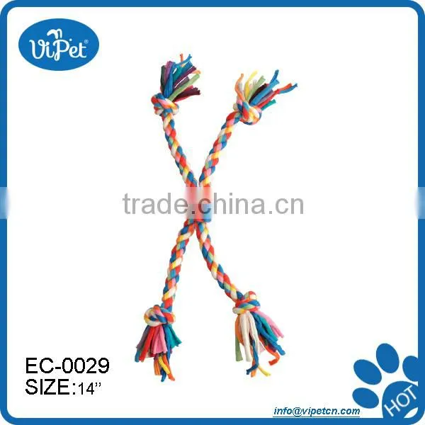 Colourful cotton cloth pet toy for dog