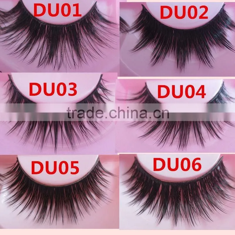 Charming lash faux 3D mink Fur silk eyelash extensions false mink eyelash extensions 3D Mink Eyelashes fake lashes