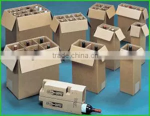 Champagne Corrugated Paper Packaging Box