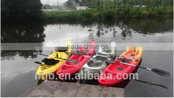 hot sale double plastic canoeing for fishing