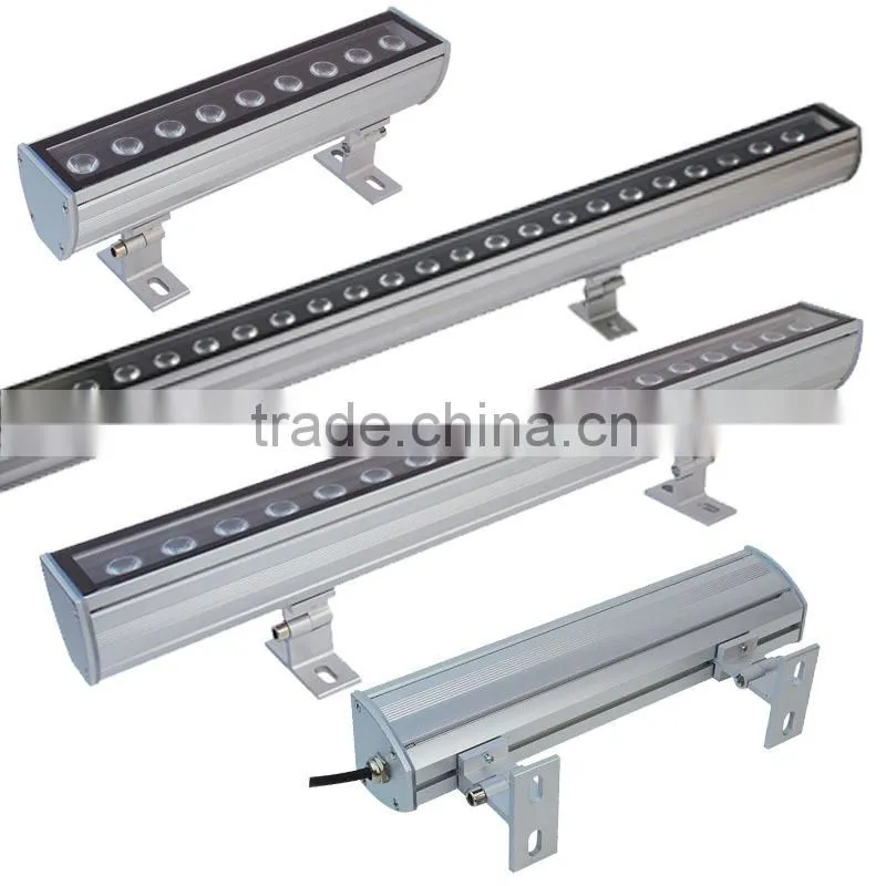 600mm single color/RGB 18pcs*1W led wall washer light led lamp
