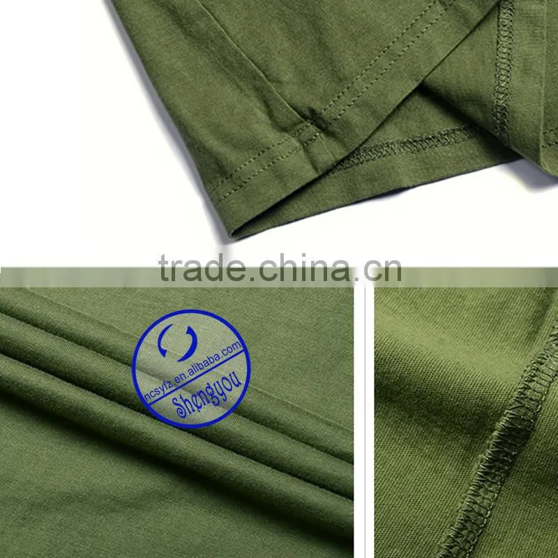 Wholesle custom mens colorful blank plain tshirts