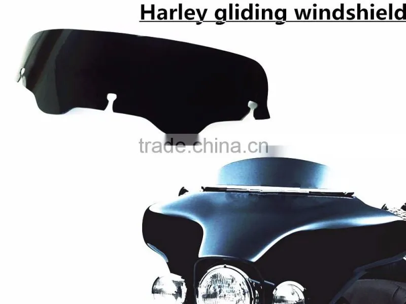 Motorcycle Smoke Front Windshield Windscreen For Harley Electra Street Glide Touring FLHT
