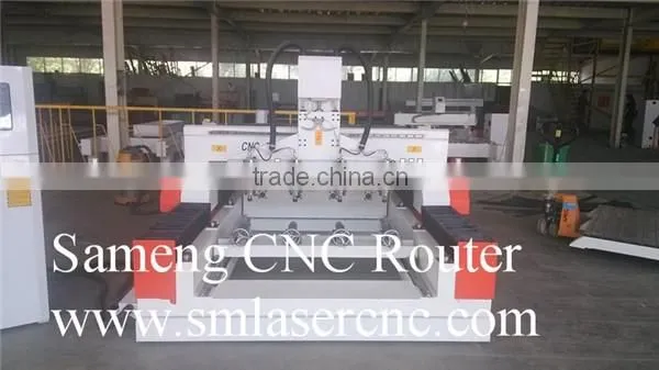 SM1315 1515 2d 3d carving sculpture cnc router multihead