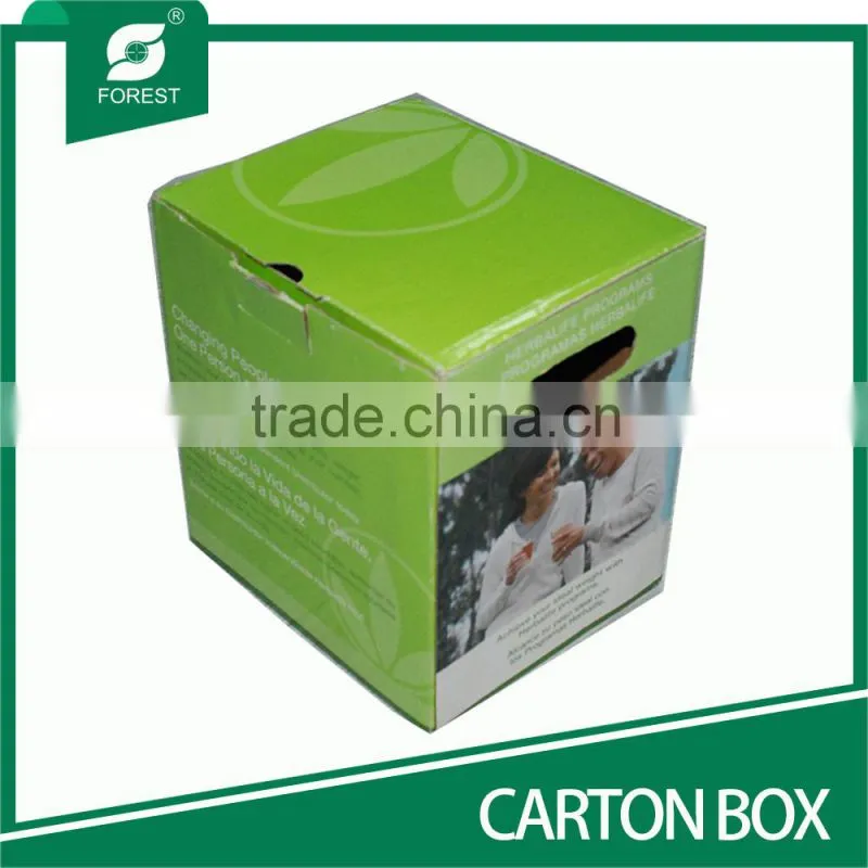 FOOD INDUSTRIAL COLORFUL CORRUGATED CARTON BINS MILK PACKAGING BOX