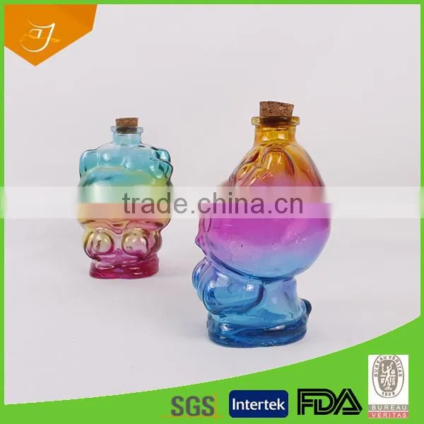 kitty shape, glass storge jar