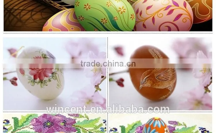 Easter Day DIY Drawing Wooden Egg