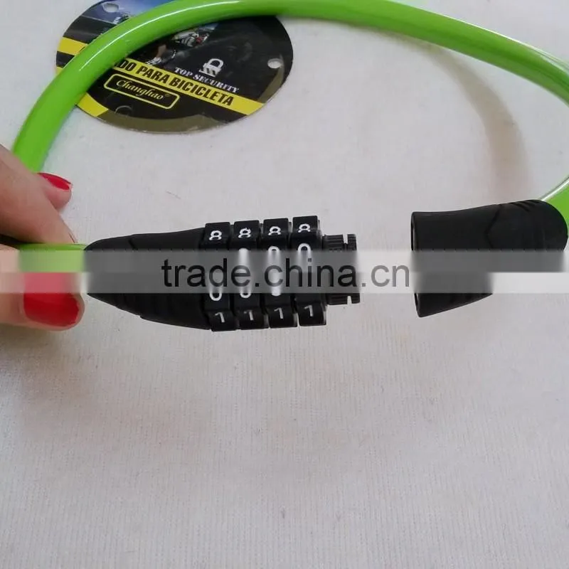 hot sale 4 digit combination safe bicycle lock supplier factory