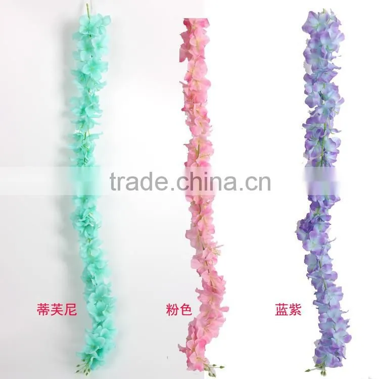 30 cm single artificial flowers for wedding decorations artificial wisteria