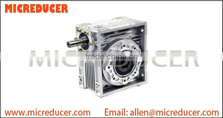 Small 90 degree shaft mounted NRV reducer