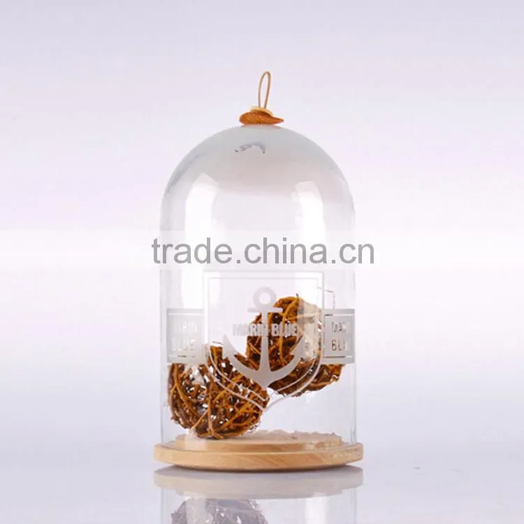 wedding&home decoration glass dome, glass cloche for decoration