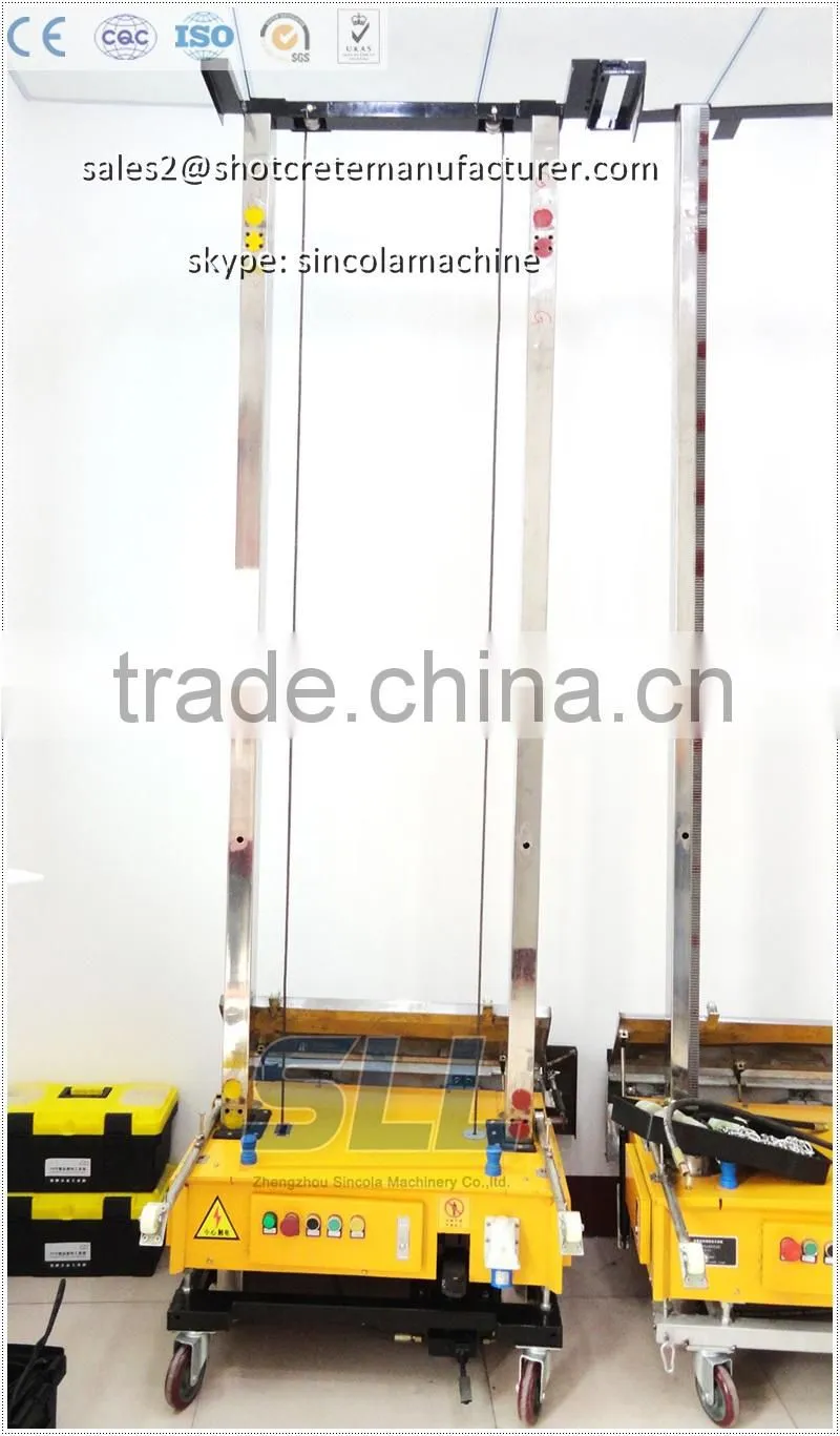 wholesale prices stainless wall plastering/Automatic rendering cement /gypsum /sand/lime mortar machine