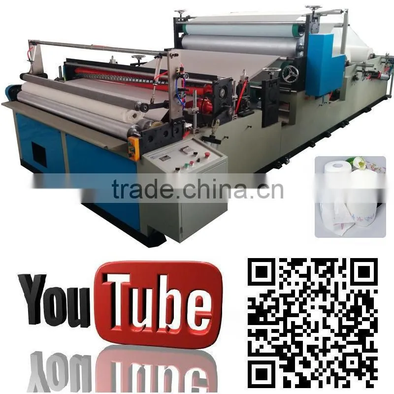 XY-TQ-D Semi-automatic Kitchen Paper Towel Making Machine