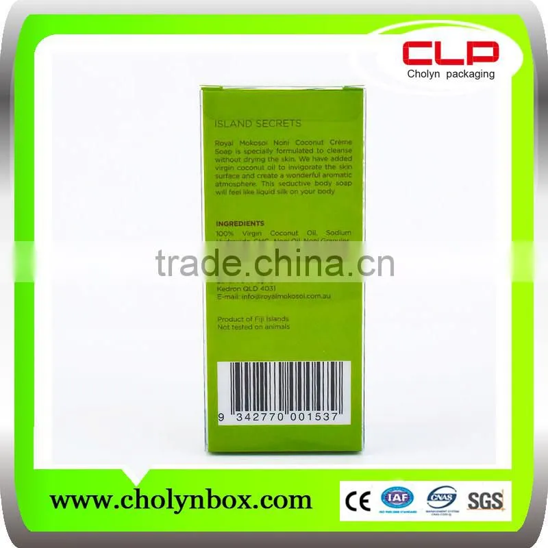 2016 new produce package soap box for packaging
