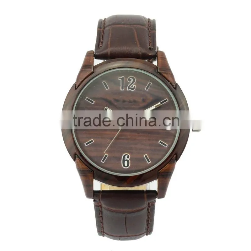 Fake wood painting quartz watch distributors and wholesalers