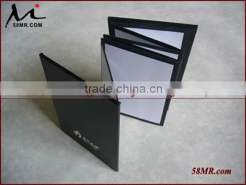 Mini Leather Peel and Stick Photo Album Holder Folio