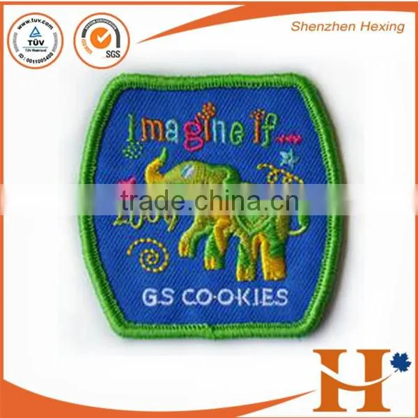 Custom High Quality 3D embroidery patch,3d embroidered patch,wholesale brands patch for clothing