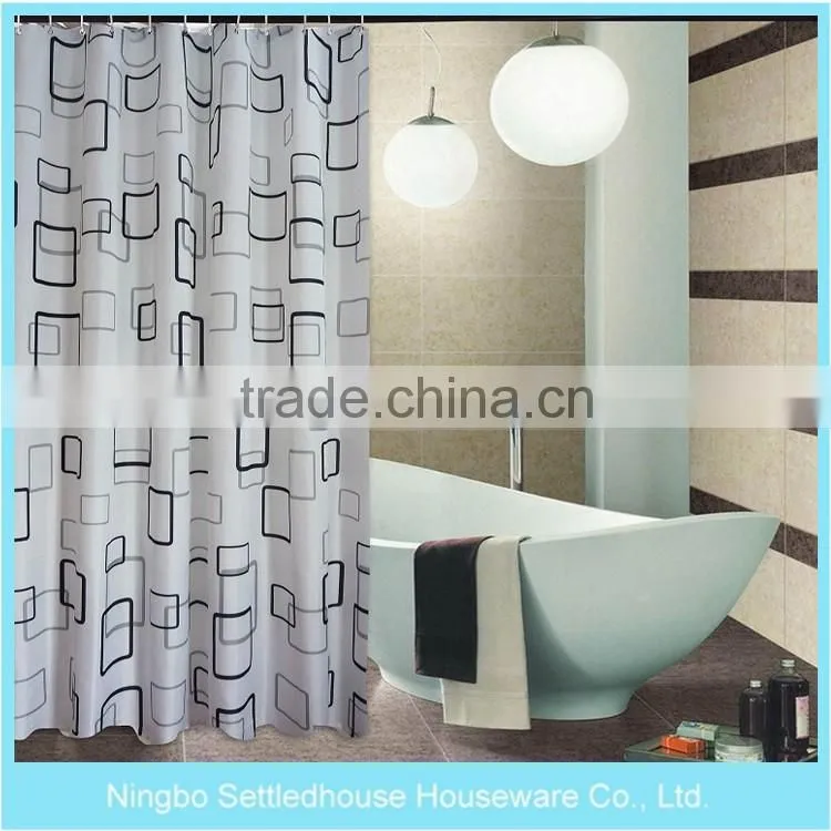 new design water proof Printing pvc shower curtain fabric