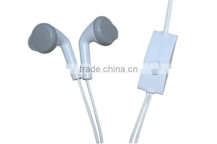 Alibaba wholesale original white earphone with noise cancelling for samsung