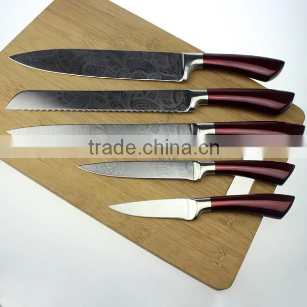 Stainless steel kitchen knife set