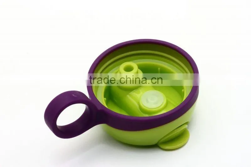 plastic water bottle with straw
