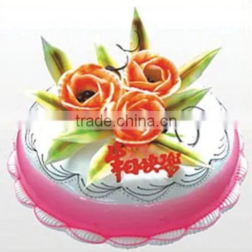 Beautiful Plastic Emulational Birthday Cake Simulation Birhtday Cake For decoration