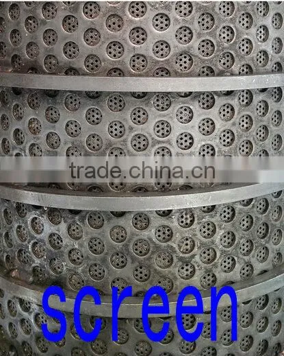 Double screw coffee grounds pressing machine with SUS304