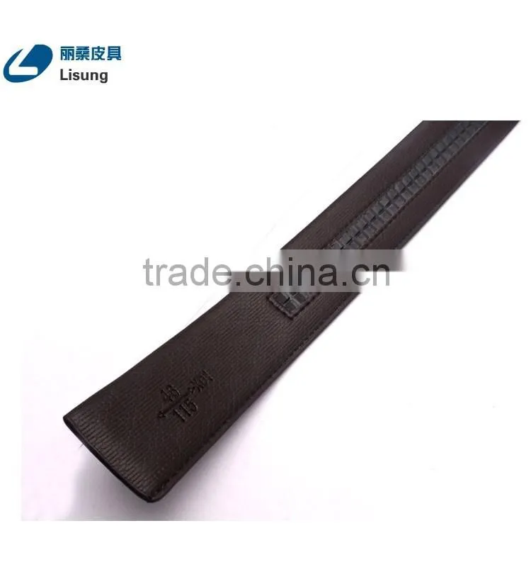 Luxury Automatic Buckle Adjustable Leather Belt Without Holes
