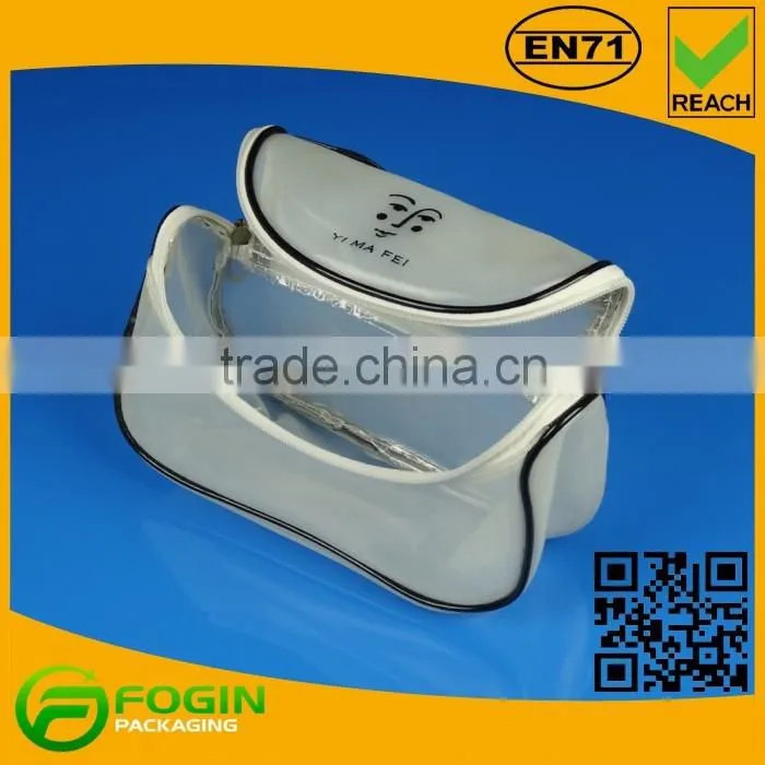pvc ziplock custom printing cosmetic bag packaging