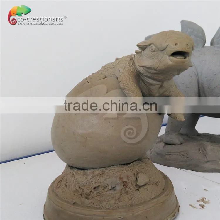 Wholesale handmade resin Zigong dinosaur museum souvenir