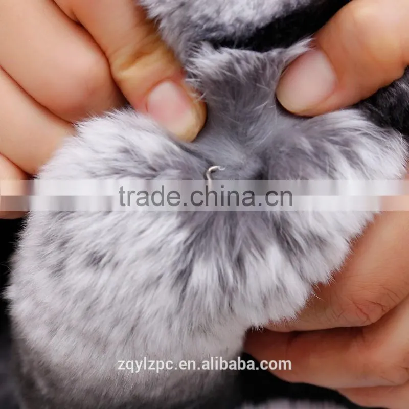 Wholesale cheap price Chinchilla Rex Rabbit Fur Jacket