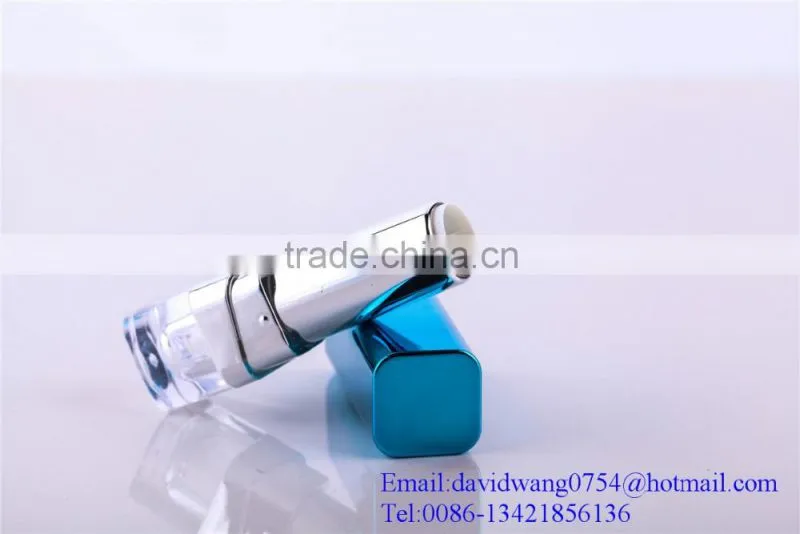 Round Plastic Lipstick case with window-K01