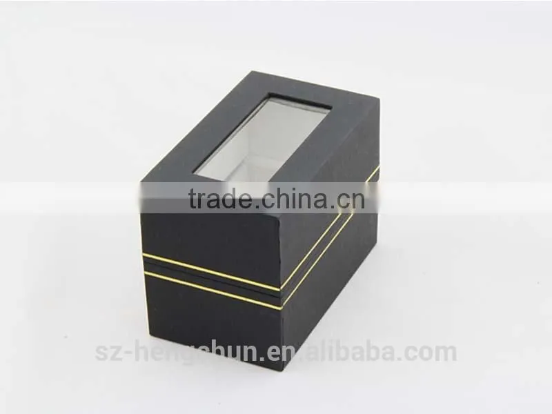 Wholesale lining design gift box with clear window gift box