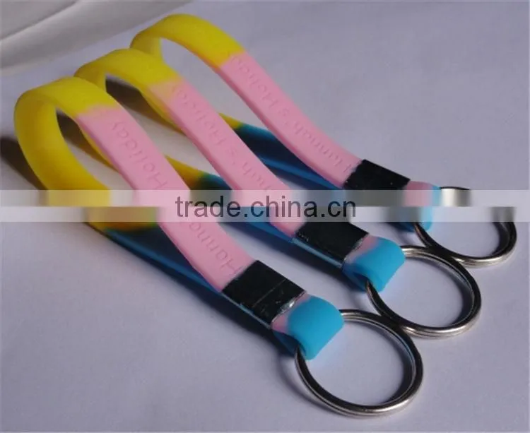 Hot selling cheap silicone Keychain & Rubber Keychain