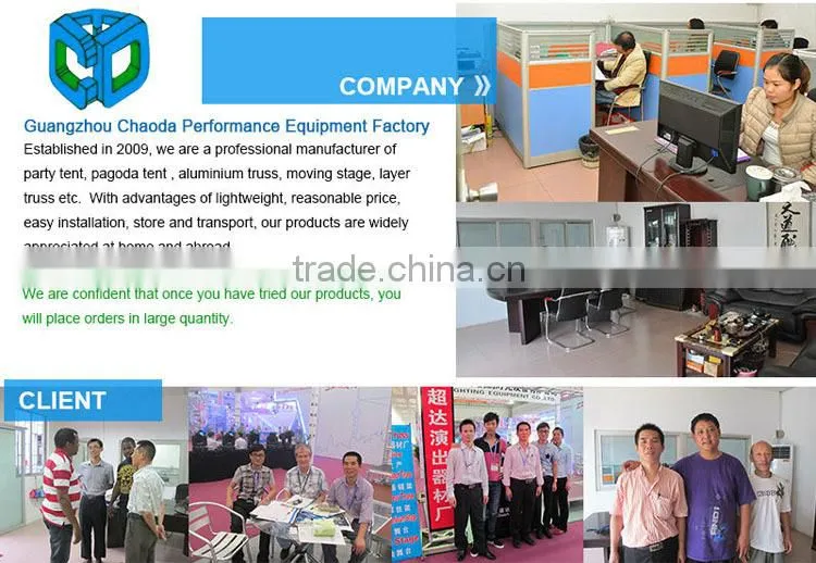 2015 Adjustable Compact Aluminum Portable Stage And Catwalk Stage
