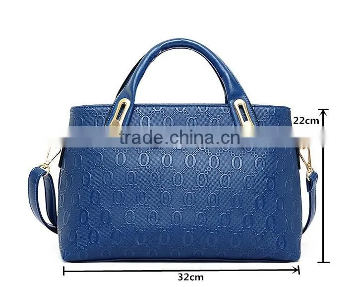 2016 New designer China high quality elegent PU leather bags set women tote bags 4 pcs women handbags set for