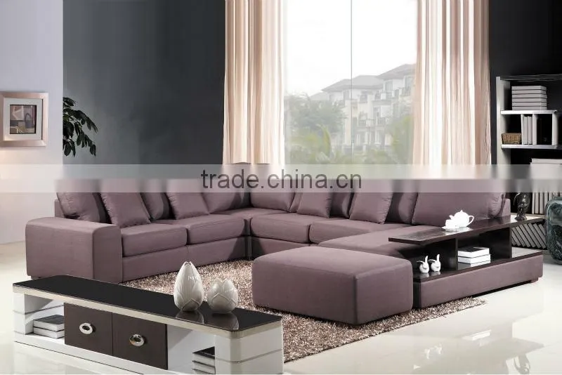 Italian style hand carved wooden sofa set with tea table