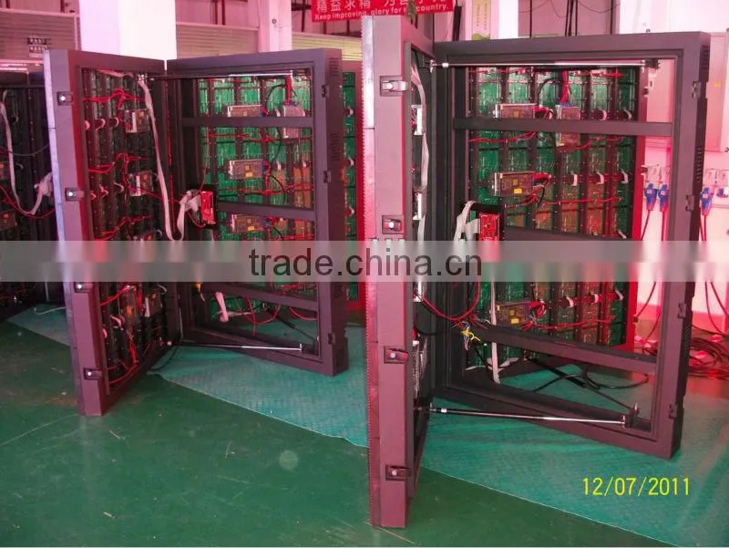 P10 double sides led display for outdoor
