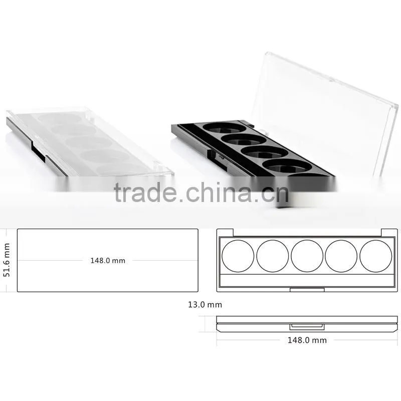 Hot design square black cheap 88 color eyeshadow palette