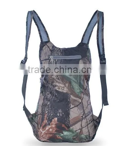 Durable Polyester camouflage Waterproof Foldable Backpack