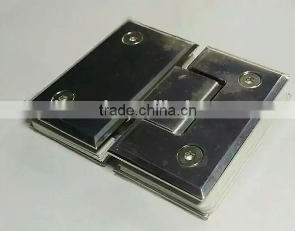 Heavy duty SUS 304 glass door hinge 180 degree galss door hinge